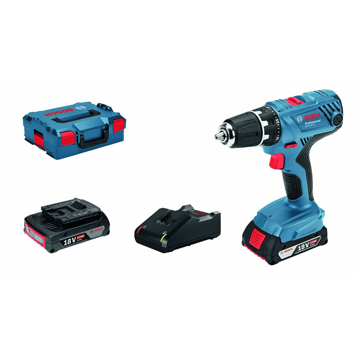 Elektrische schroevendraaier BOSCH GSR 18V-21 55 Nm